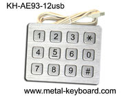 Ruggedized Metalltastatur-Edelstahl des Kiosk-numerische 4 x 3 mit 12 Schlüsseln