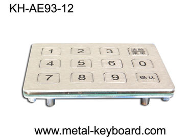 Wasser- Schlüssel Beweis Digital-Tastatur IP 65 Metallder tastatur-12 für Verkaufäutomaten