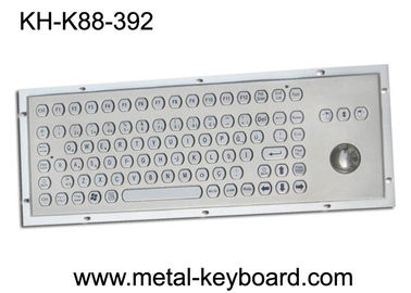 Schroffe Metallcomputer-Tastatur mit Rollkugel 38 für industriellen Steuerkiosk