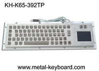 Staubbeweis Platten-Berg-Tastatur des USB-Ports industrielle metallische mit Berührungsfläche