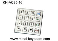 Industrielles Metallnumerische Tastatur 4 x 4 Matrix, wasser- Tastatur Beweis IP 65