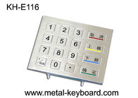 IP65 veranschlagte schroffes Metallnumerische Tastatur, 16 Schlüssel-Digital-Tastatur