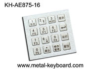 Metallkiosk-Tastatur des Edelstahl-4 x 4 industrielle mit 16 Schlüssel-Staub-Beweis