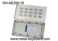 Vandalenbeweiskiosk industrielle Metalltastatur, industrielle Tastatur der 15 Schlüssel-Edelstahl-Platte