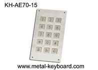 Kiosk-Metallnumerische Tastatur mit 15 Schlüsseln für Wetter des öffentlichen Systems - Beweis