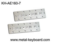 Kundengerechte Metallkiosk-Tastatur, schroffe Tastatur mit 7 Schlüsseln industrielle Funktion