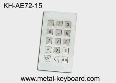 Industrieller Input-Edelstahltastaturmetall, langes Leben der staubdichten Tastatur