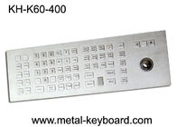 Kundenspezifische schroffe industrielle Kiosk-Tastatur mit Schlüssel-Wasser-beständigem der Rollkugel-60