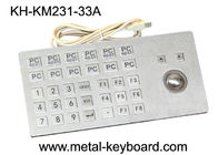 Metallplatten-Berg-Selbstbedienungs-Kiosk-Tastatur mit schroffer Rollkugel