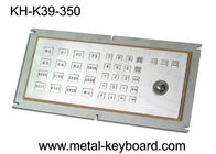Anti- Vandale industrielle Metallkiosk-Tastatur mit Laser-Rollkugel, staubdichte Tastatur