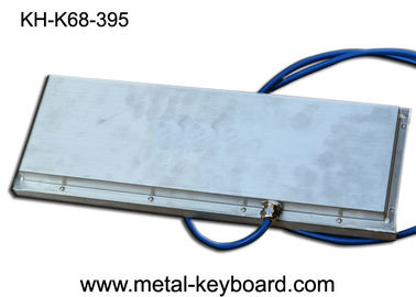 Tischplattenedelstahl Ruggedized Tastatur mit Laser-Rollkugel