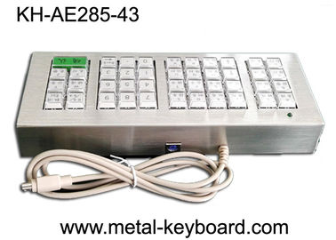 Kundengebundene 43 Knopf-Metallkiosk-Tastatur, Edelstahl-Vandalen-beständiger Staub-Beweis