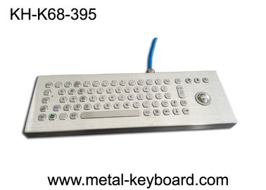 Computertastatur mit 70 Schlüsseln schroffe industrielle Metallmit 25mm Rollkugel