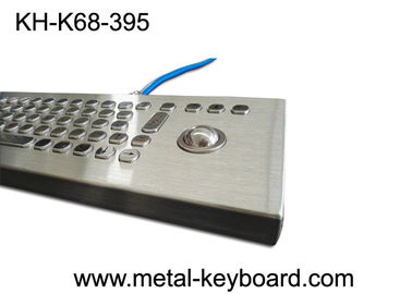Computertastatur mit 70 Schlüsseln schroffe industrielle Metallmit 25mm Rollkugel