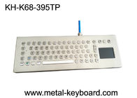 Tischplattenedelstahl-industrielle Tastatur mit Berührungsfläche, Metallcomputer-Tastatur