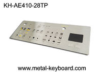 IP65 Staubdichte robuste industrielle Metall-Edelstahl-Tastatur mit Touchpad
