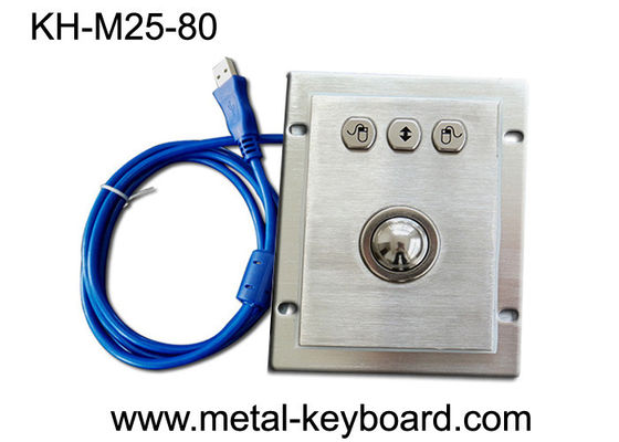 3 Knopf-IP65 angebrachter schroffer industrieller Computer-Mäuseedelstahl-Leichtgewichtler