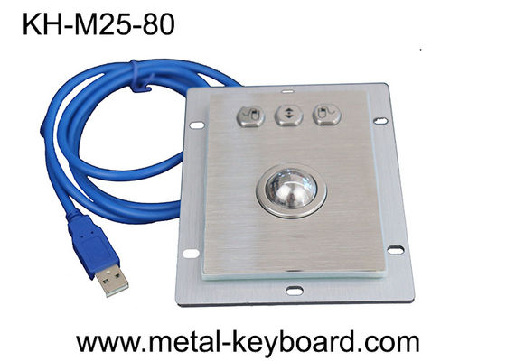 3 Knopf-IP65 angebrachter schroffer industrieller Computer-Mäuseedelstahl-Leichtgewichtler