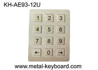 Kundengebundene numerische Edelstahl-Tastatur USB-Schnittstellen-Metallhaube schließen PWB-Schlüssel an