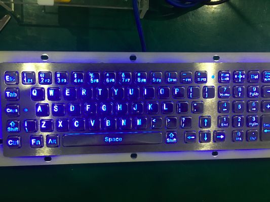 80 bewertetes Metallindustrielle Tastatur der Schlüssel-IP65 mit Rollkugel-Maus und numerischer Tastatur