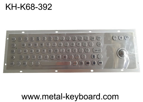 Ruggedized industrielle Tastatur des Metallss mit Rollkugel für Accuate-Zeigegerät
