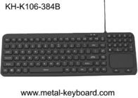 Ruggedized industrielle Schlüssel der Silikonkautschuk-Tastatur-106 mit Plastikberührungsfläche