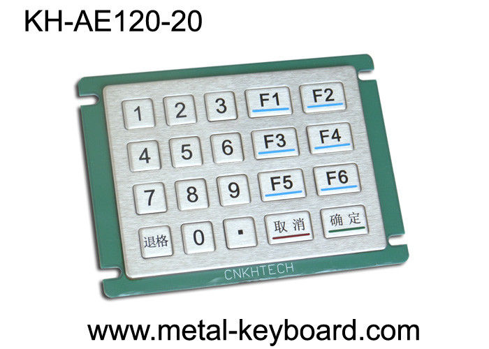IP65 veranschlagte wasser- Beweis Metallnumerische Digital-Tastatur 5x4 den Schlüsseln in der Matrix-20