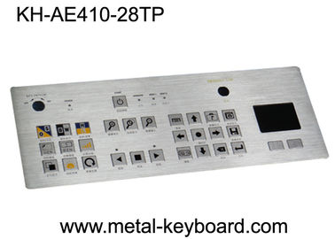 Wasserdichte industrielle Tastatur SS Metallmit Berührungsfläche, bewertetes buntes Bild von Schlüsseln
