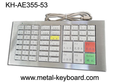 Mechanische Ruggedized Tastatur, Edelstahl-Platten-Tastatur