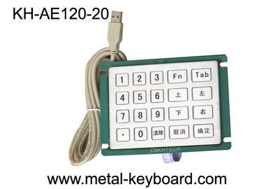 Antivandalen-Edelstahltastatur mit kundenspezifischem Plan, Plattenberg Tastatur