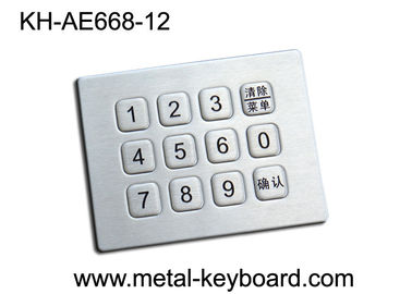 Edelstahl-Mini-12 Schlüssel-Metallnumerische Tastatur für Automaten