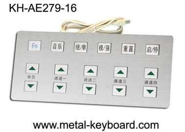 Anti- ätzende Metallkiosk-Tastatur industriell mit Edelstahl-Material